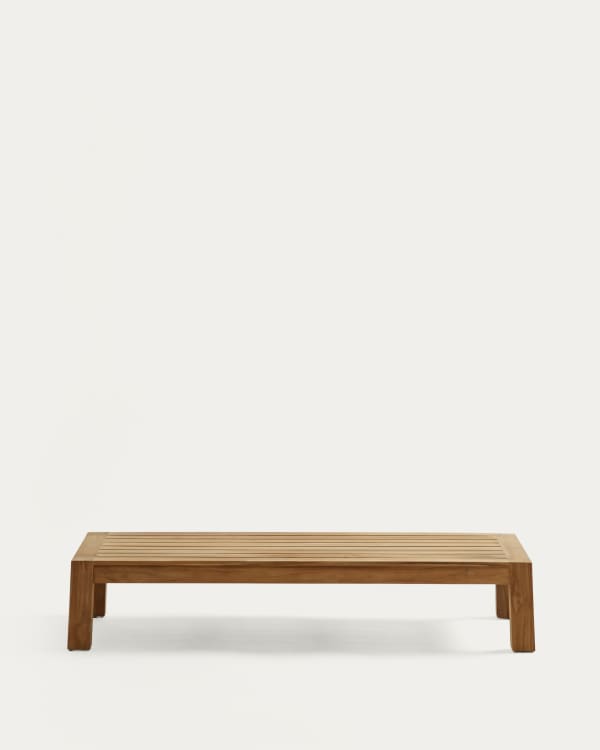 Forcanera coffee table in solid teak, 150 x 71 cm