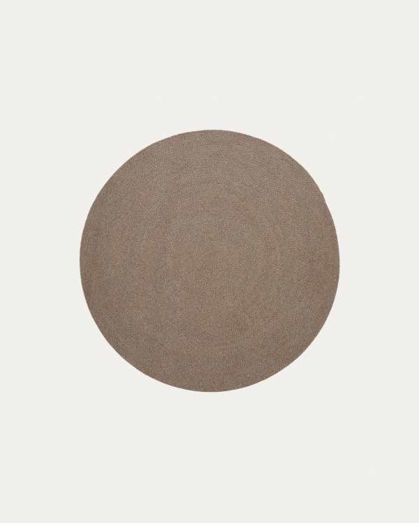 Rug Despas in synthetic fibers beige Ø150 cm