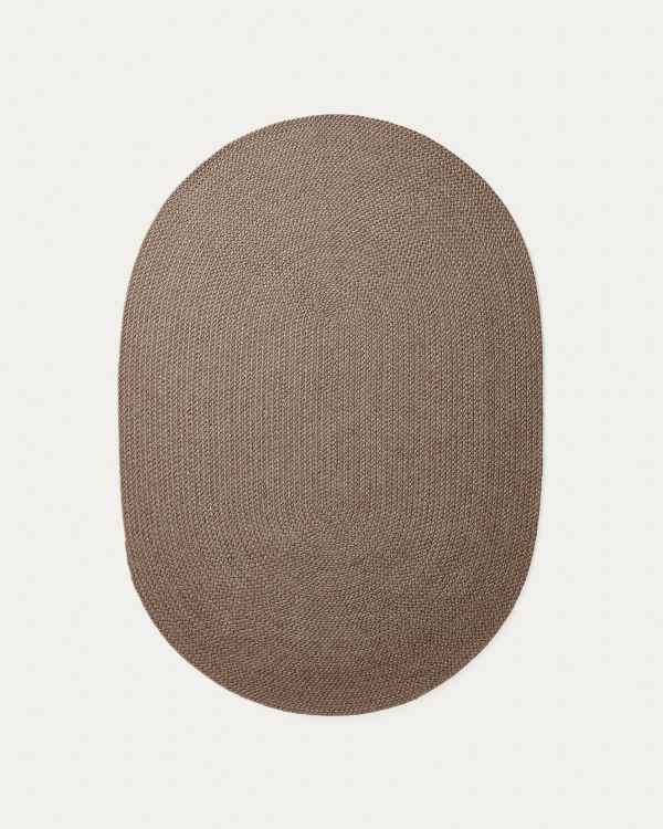 Despas beige synthetic fibre rug 160 x 230cm