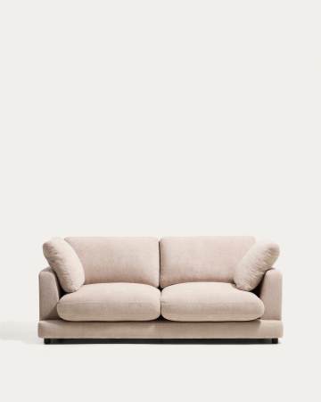 Canapé Gala · Micro-bouclette beige Kave Home