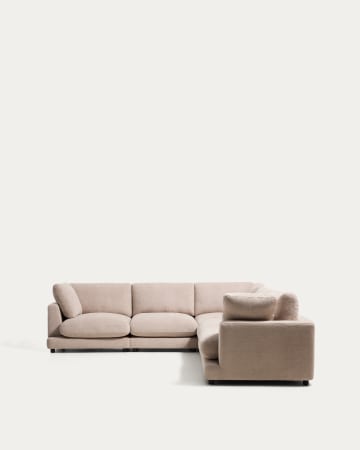 Canapé Gala · 6 places, angle Kave Home