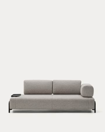 Canapé Compo · Beige grisâtre plateau Kave Home