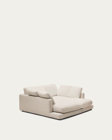 Canapé Gala · Beige double Kave Home