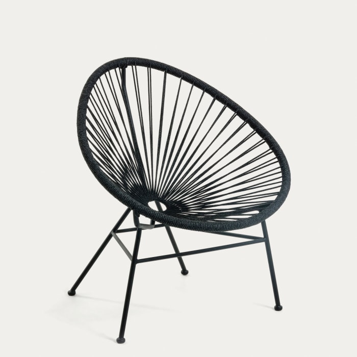 Black Samantha armchair | Kave Home International