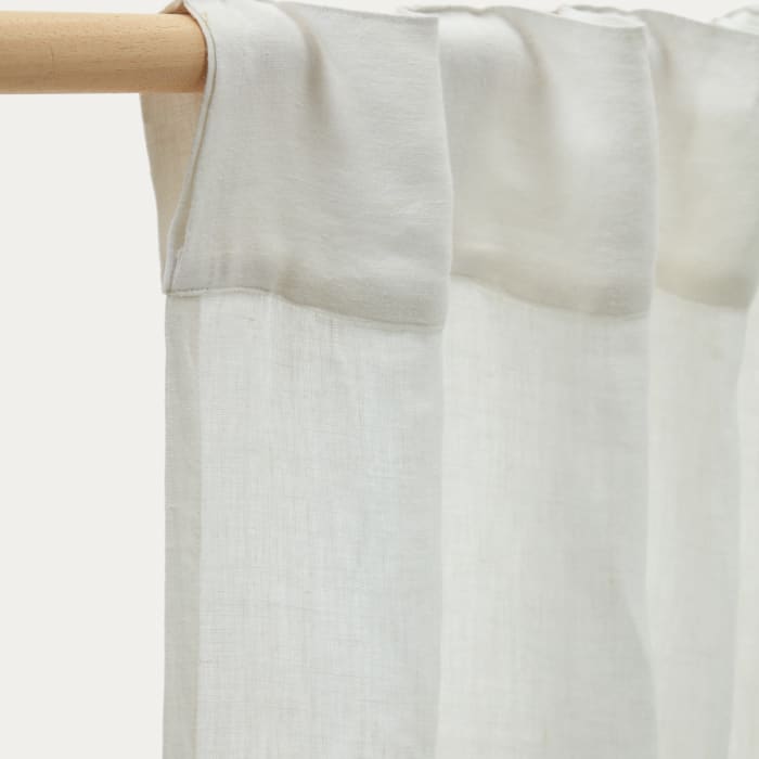 Wit linnen kleed on sale
