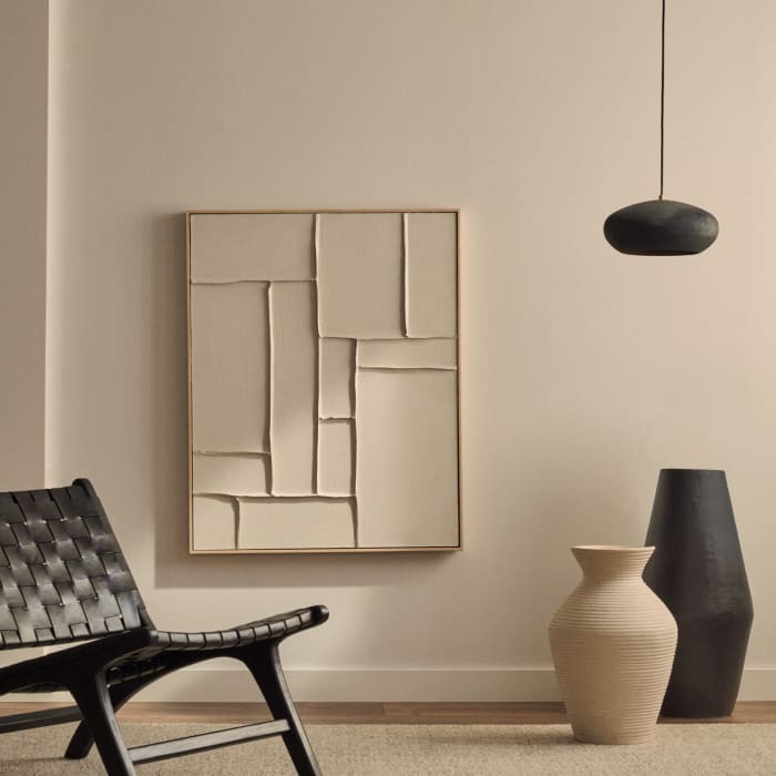 Nifelia beige wool jacquard rug 160 x 230 cm | Kave Home Nifelia beige wool jacquard rug 160 x 230 cm | Kave Home