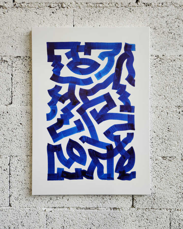 Totem bleu 1