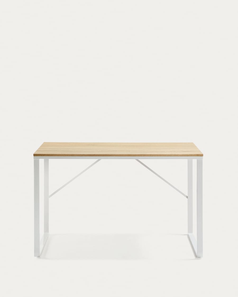 Rectangular white Talbot desk 120 x 60 cm
