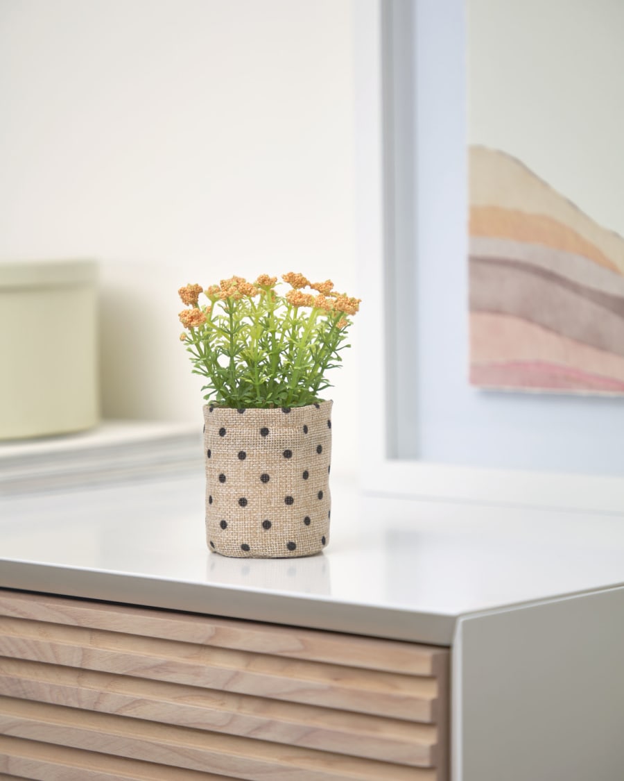 Artificial Leonitis leonurus plant in raffia pot