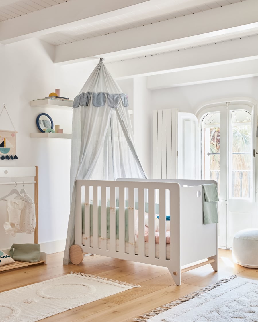 Carelene 100% cotton canopy for kids in blue