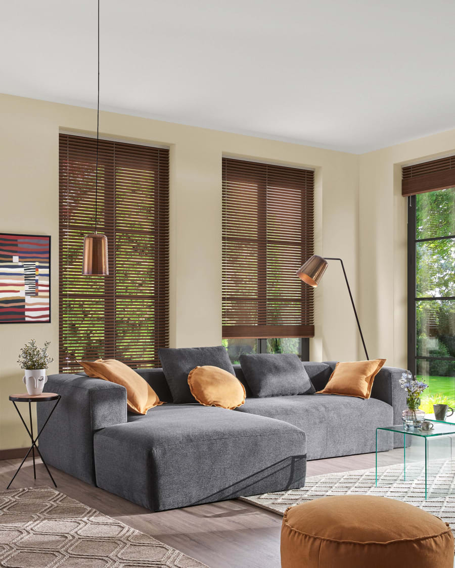 Κάλυμμα μαξιλαριού Maelina, μουσταρδί, 60x60εκ