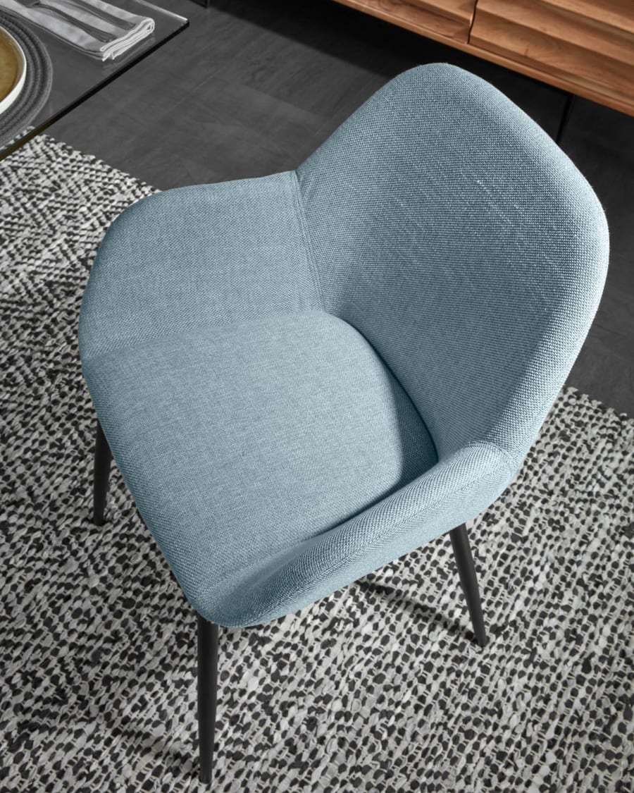 Konna light blue chair
