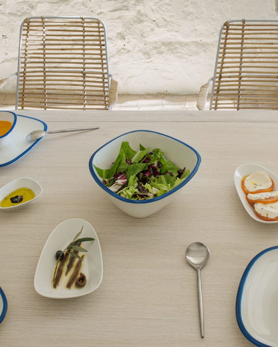 Odalin large blue and white porcelain bowl