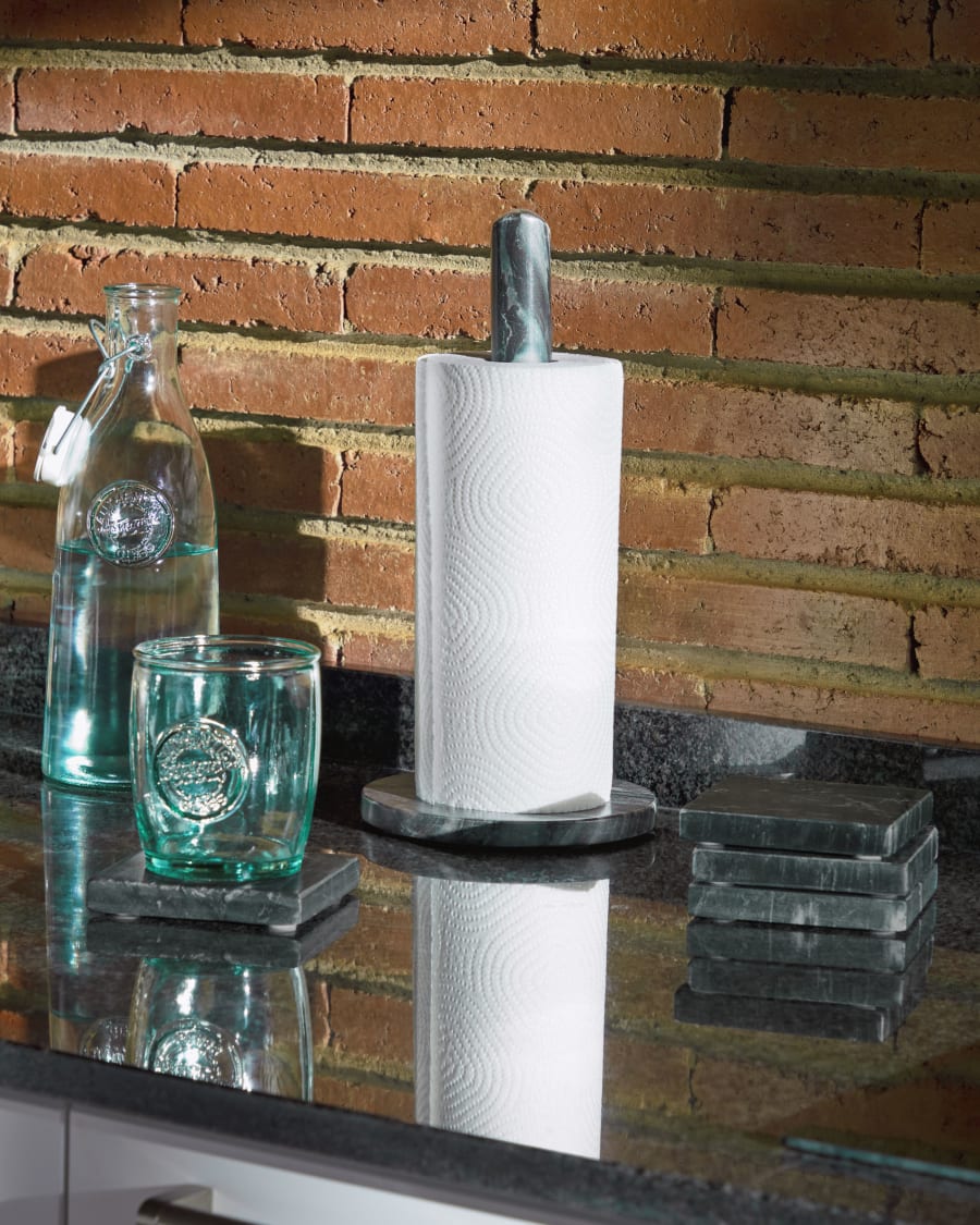 Johana 4 marble coasters set