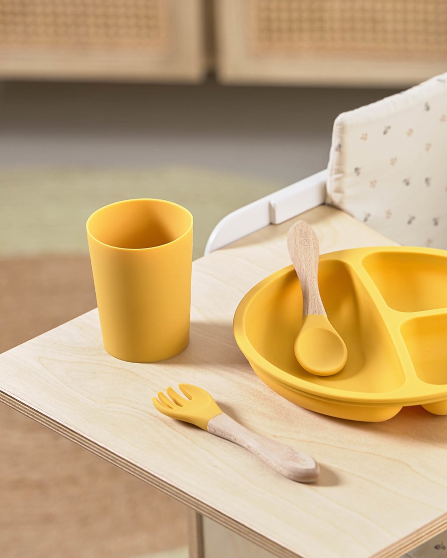 Epiphany set of 2 cups in mustard silicone