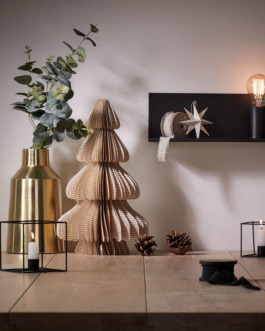 Επιτοίχιο φωτιστικό Hannah 35 εκ, μαύρο