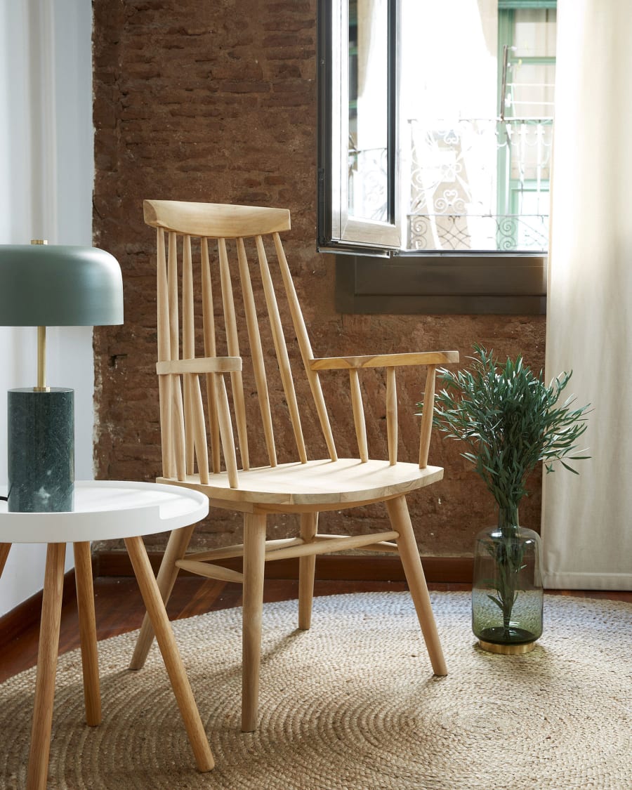 White Kurb side table Ø 46 cm