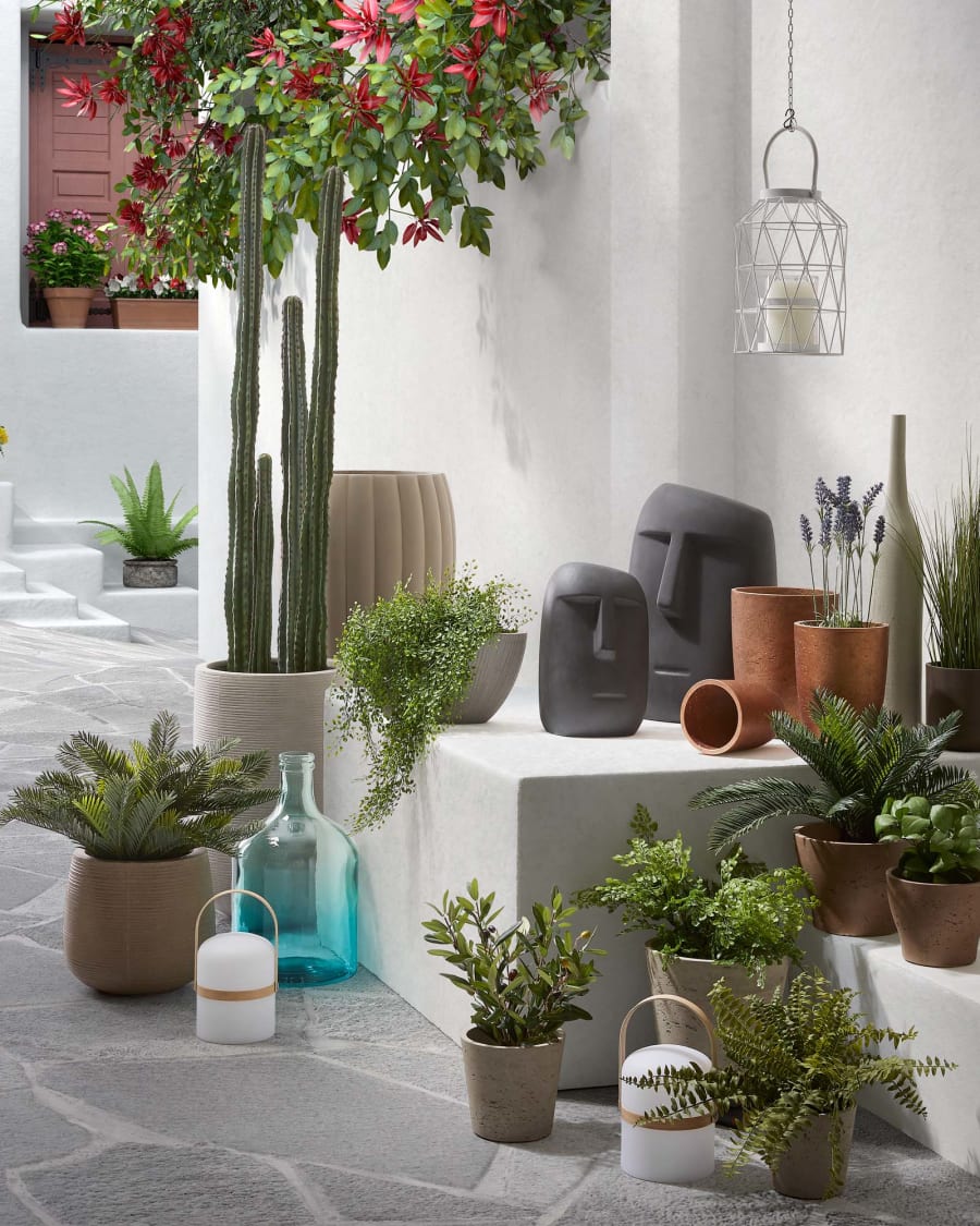 Lisa set of 2 planters Ø 42 cm / Ø 29 cm