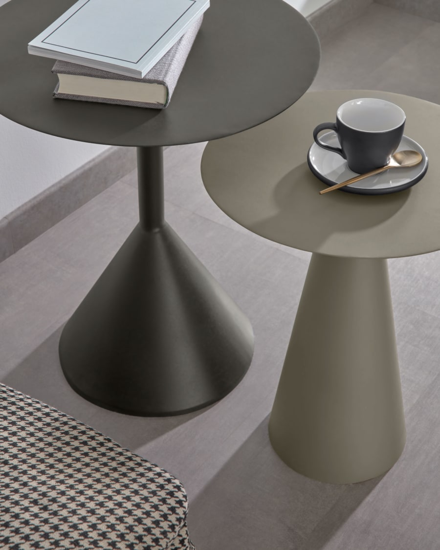 Shirel side table Ø 40 cm green