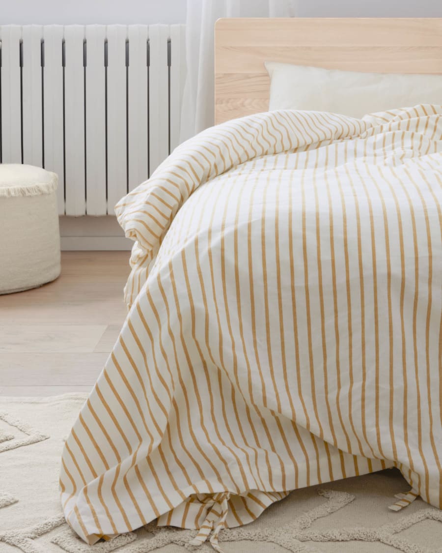 Ghia bedding set of duvet cover,fitted sheet,pillowcase 70 x 140 cm organic cotton (GOTS)