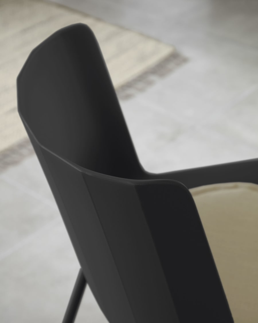 Outdoor Hannia black chair