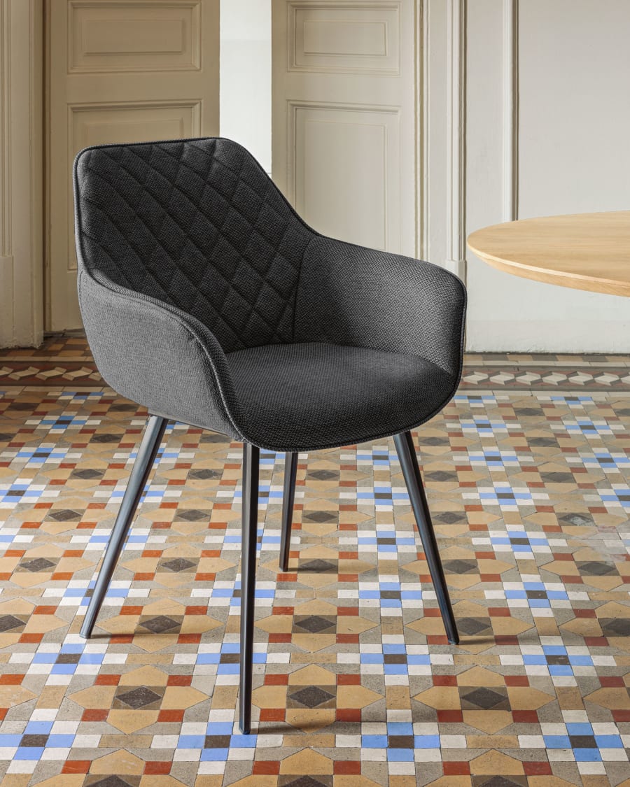 Amira dark grey chair