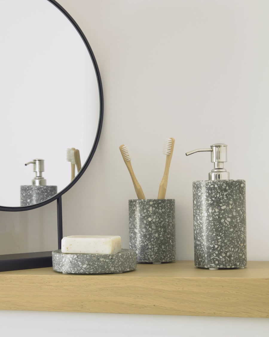 Hiara terrazzo soap dispenser