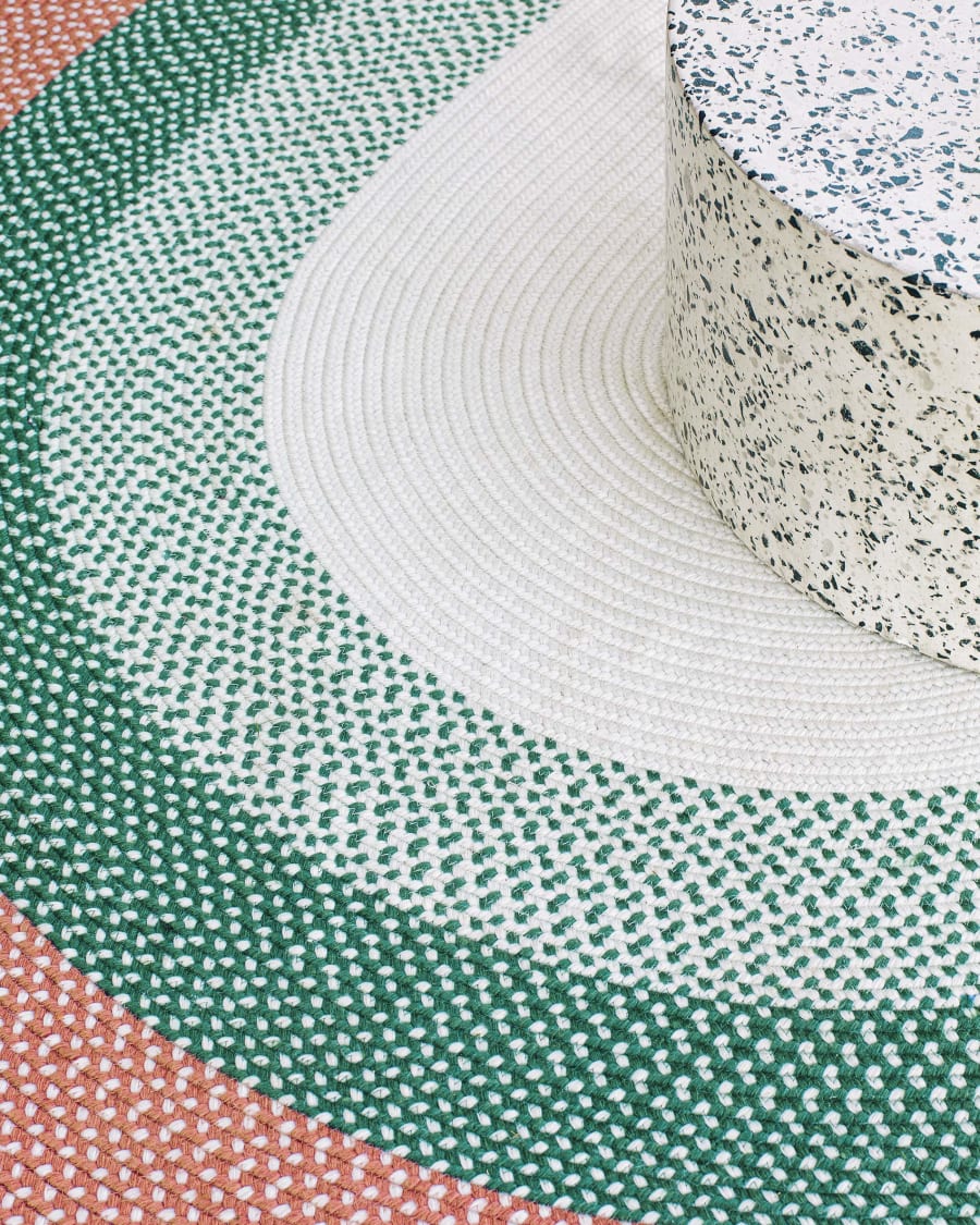 Dalila PET green rug 160 x 230 cm