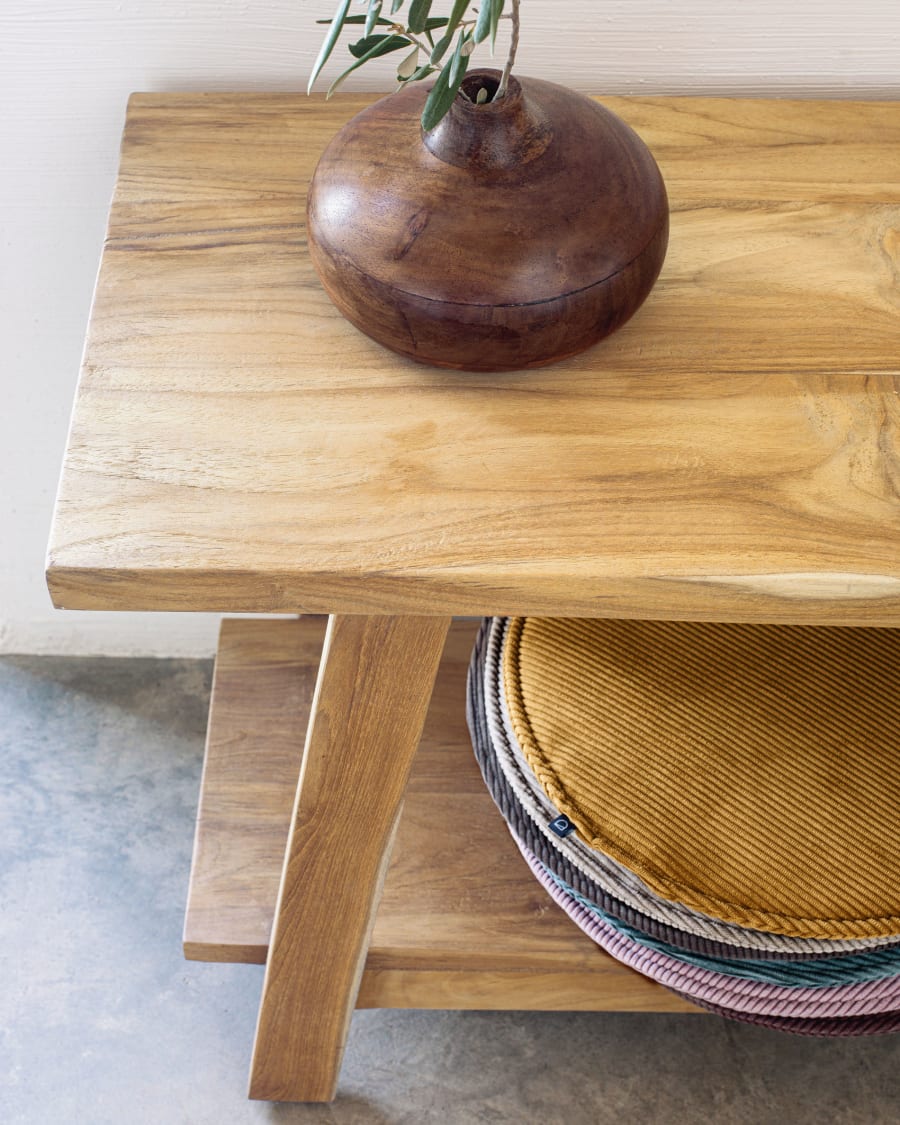 Safara solid recycled teak bench 150 cm