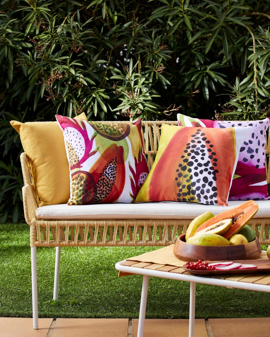 Dikeledi papaya 45 x 45 cm cushion cover