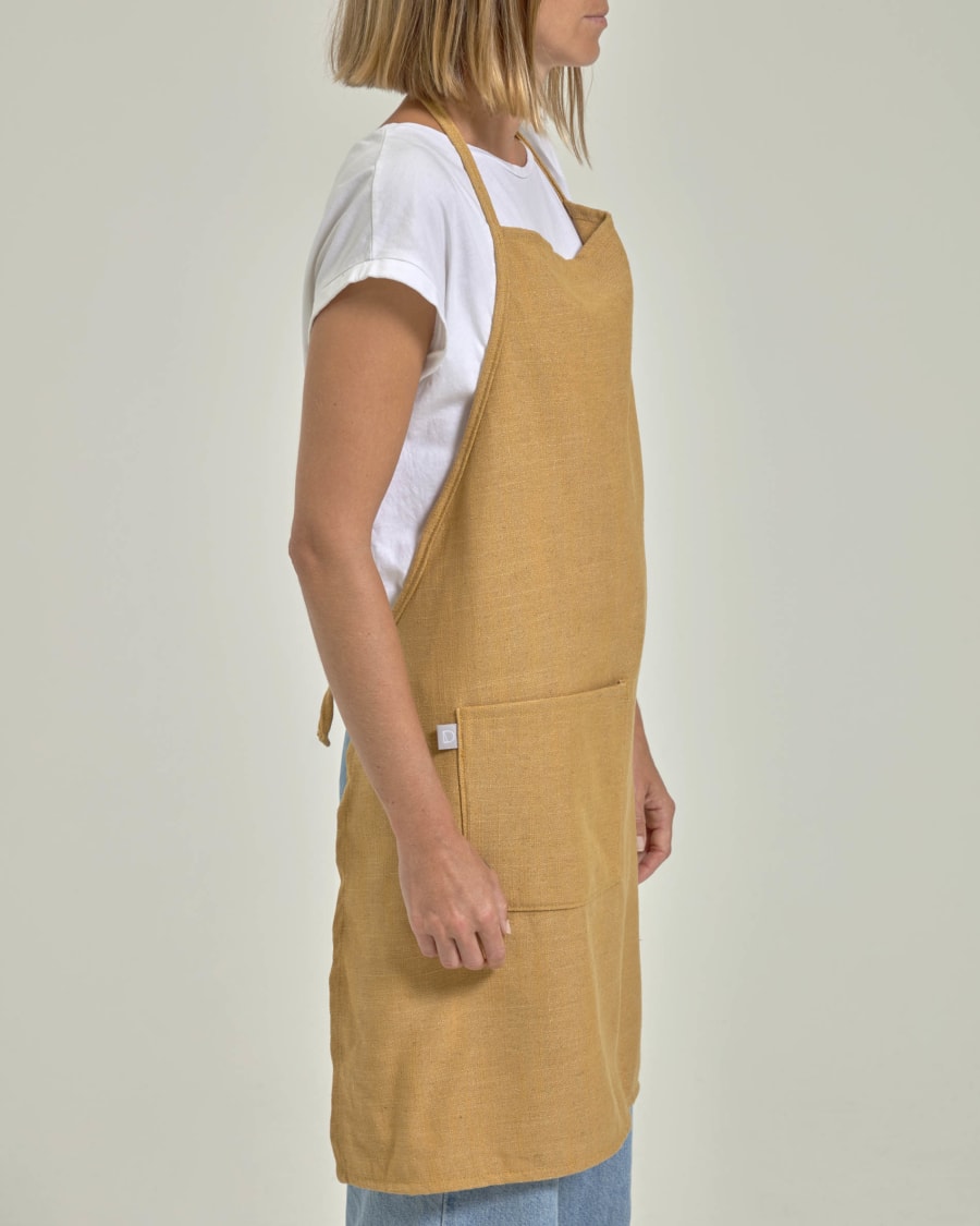 Mustard-yellow Samay Apron