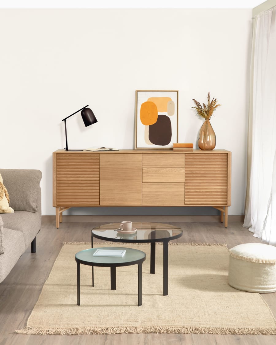 Oni set of 2 side tables Ø 70 cm / Ø 50 cm