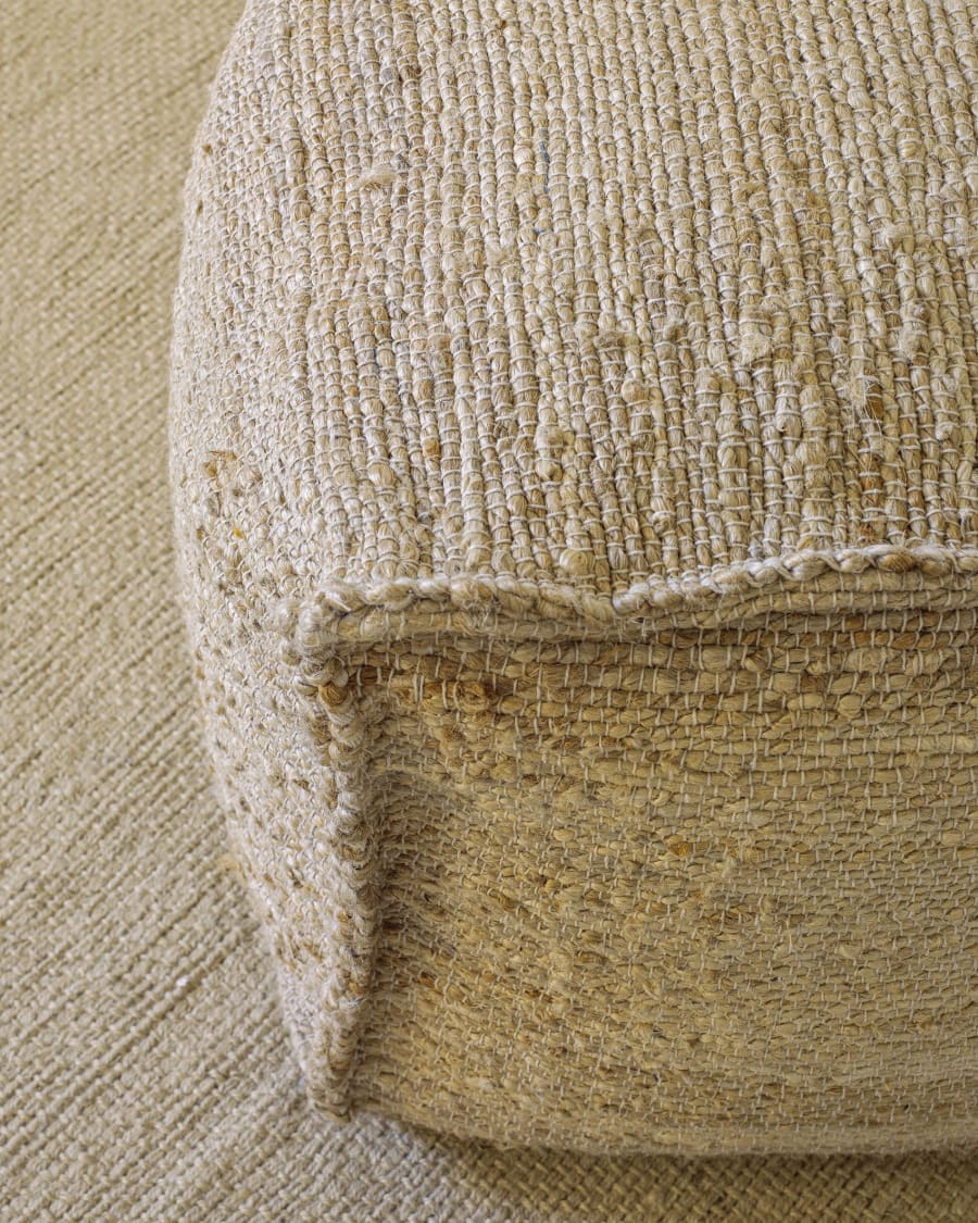 Fadua jute pouffe 45 x 45 cm