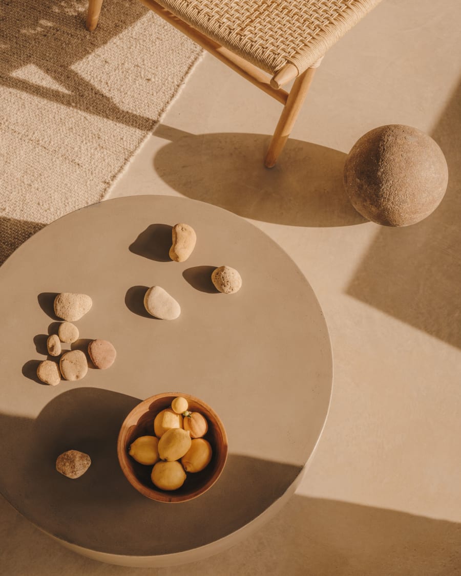 Garbet cement coffee table, Ø 60 cm