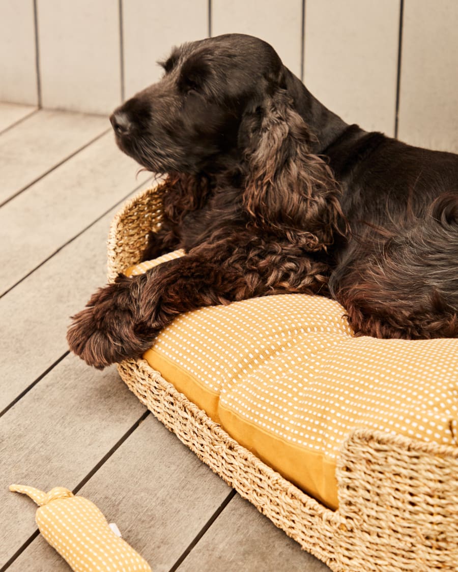 Fliicker bed for pets made from natural fibres Ø 80 x 45 cm