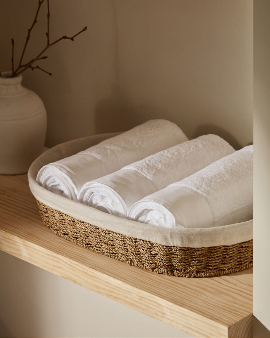 Πετσέτα χεριών Takeshi, 100% βαμβακερό, λευκό 50x90εκ