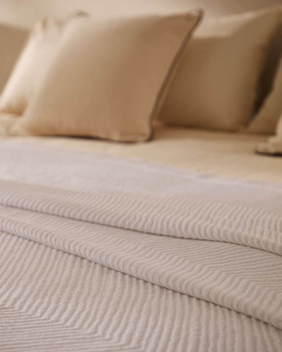 Berga quilt in white cotton for 90/135 cm beds