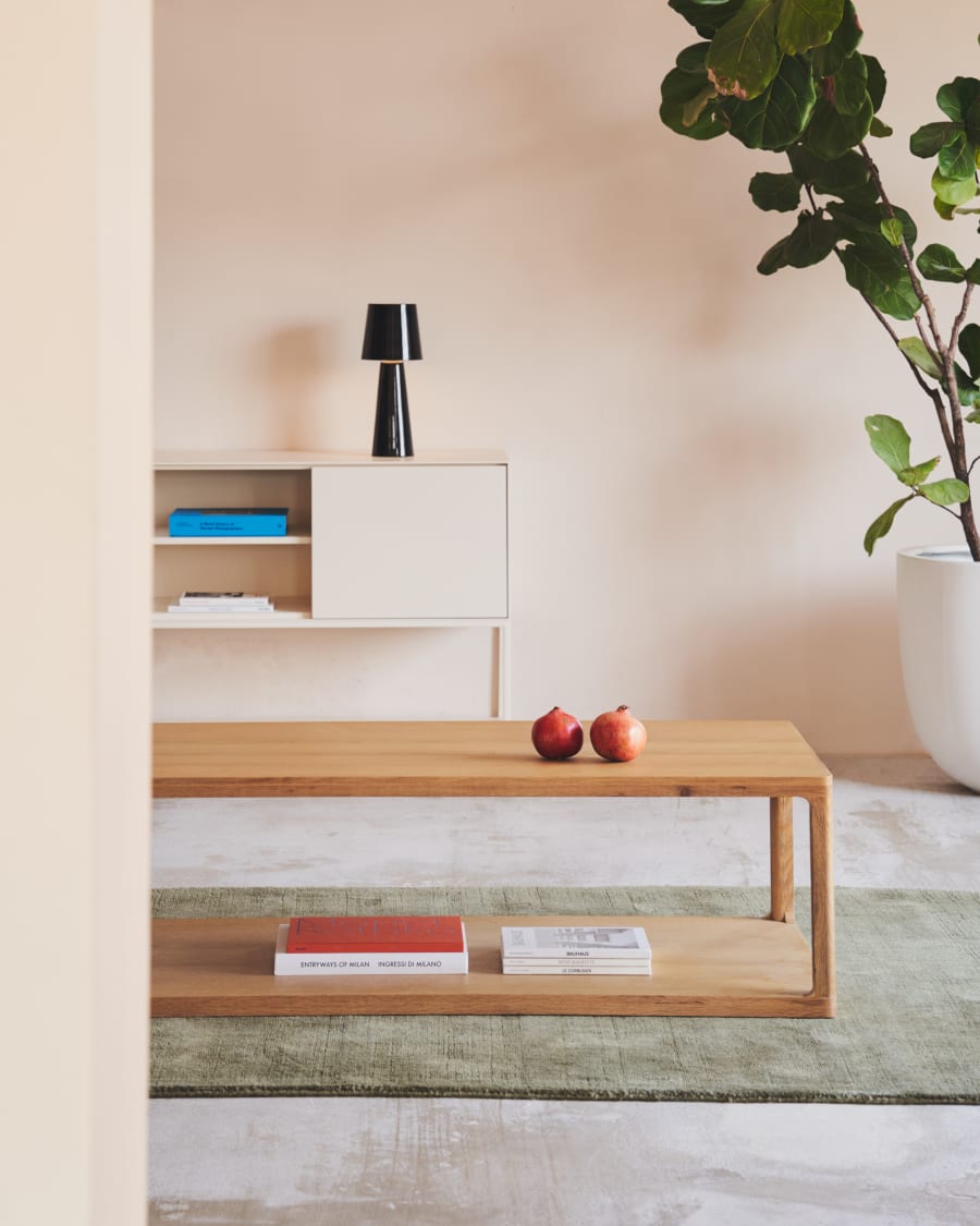 Maymai Oak Wood Coffee Table 140 X 65 Cm Kave Home Australia Maymai Oak Wood Coffee Table 140 X 65 Cm Kave Home Australia