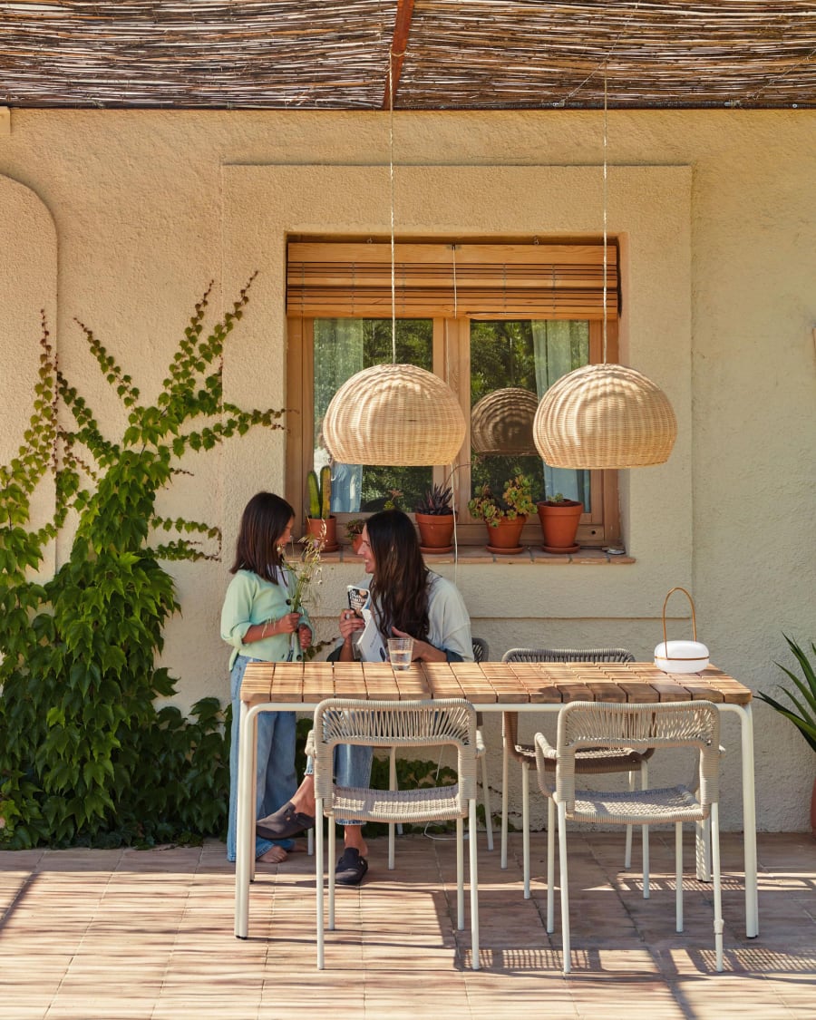 Rattan ceiling discount