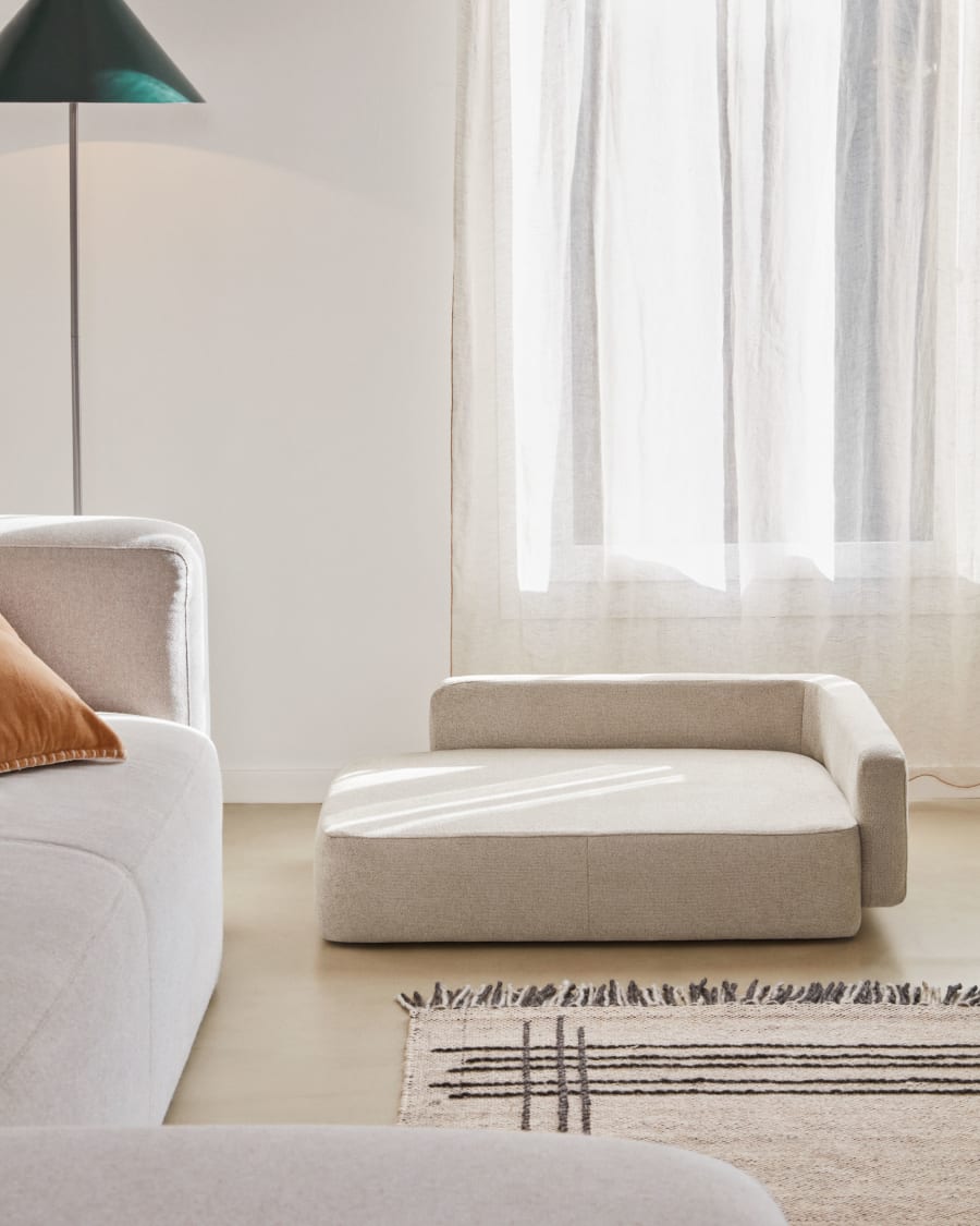 Bowie large bed for pets in beige 73 x 98 cm