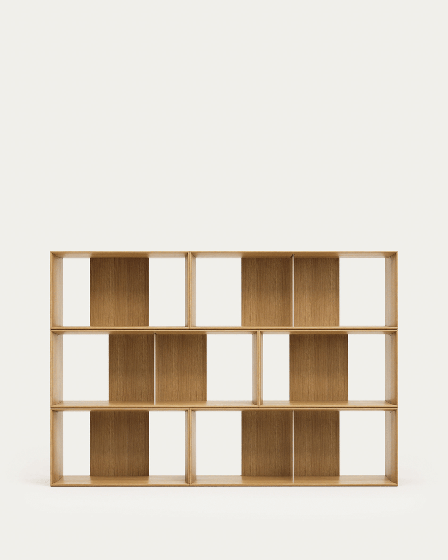 Modular shop oak shelving