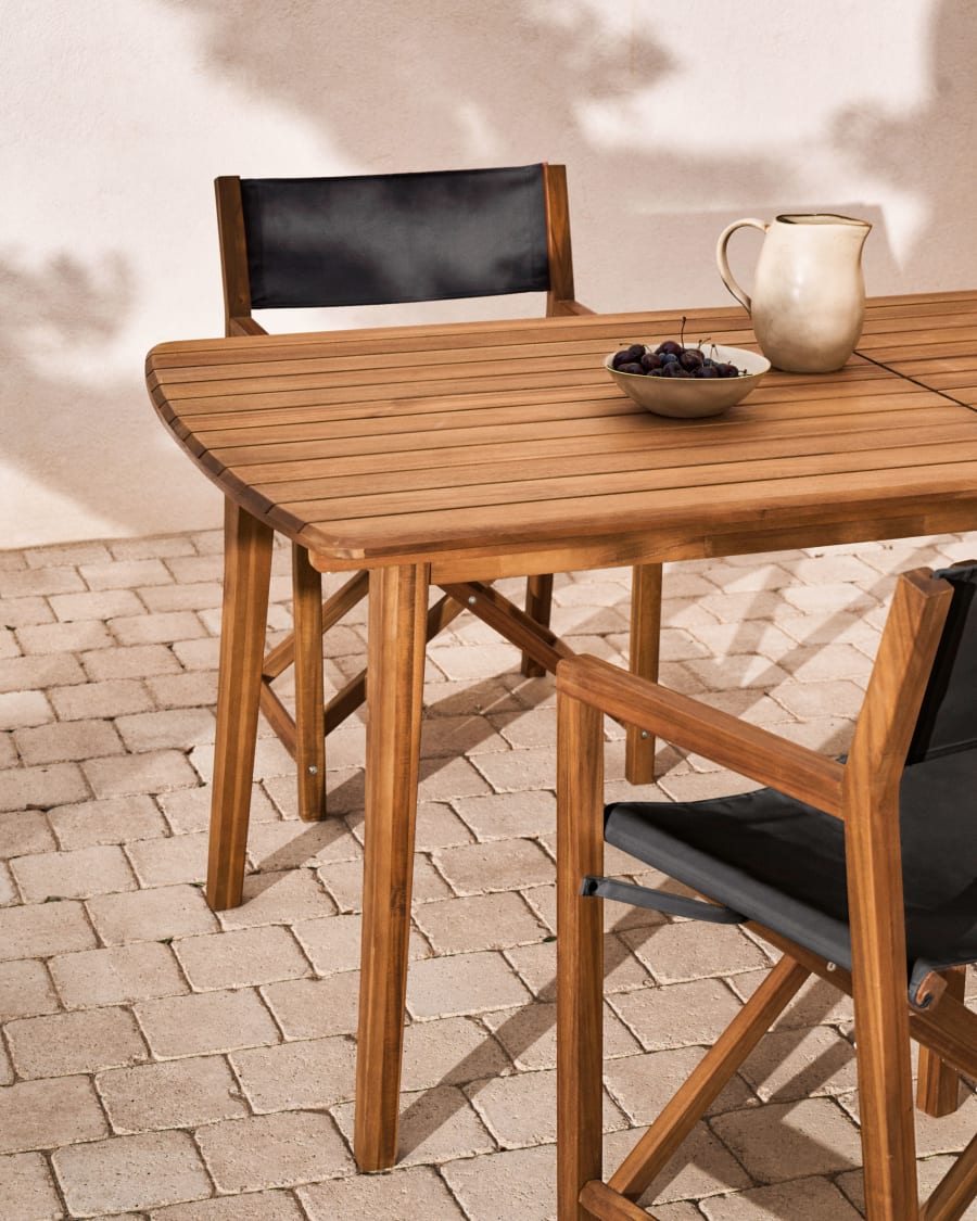 Thianna extendable outdoor table made from solid acacia wood, 180 (240) x 90 cm FSC 100%