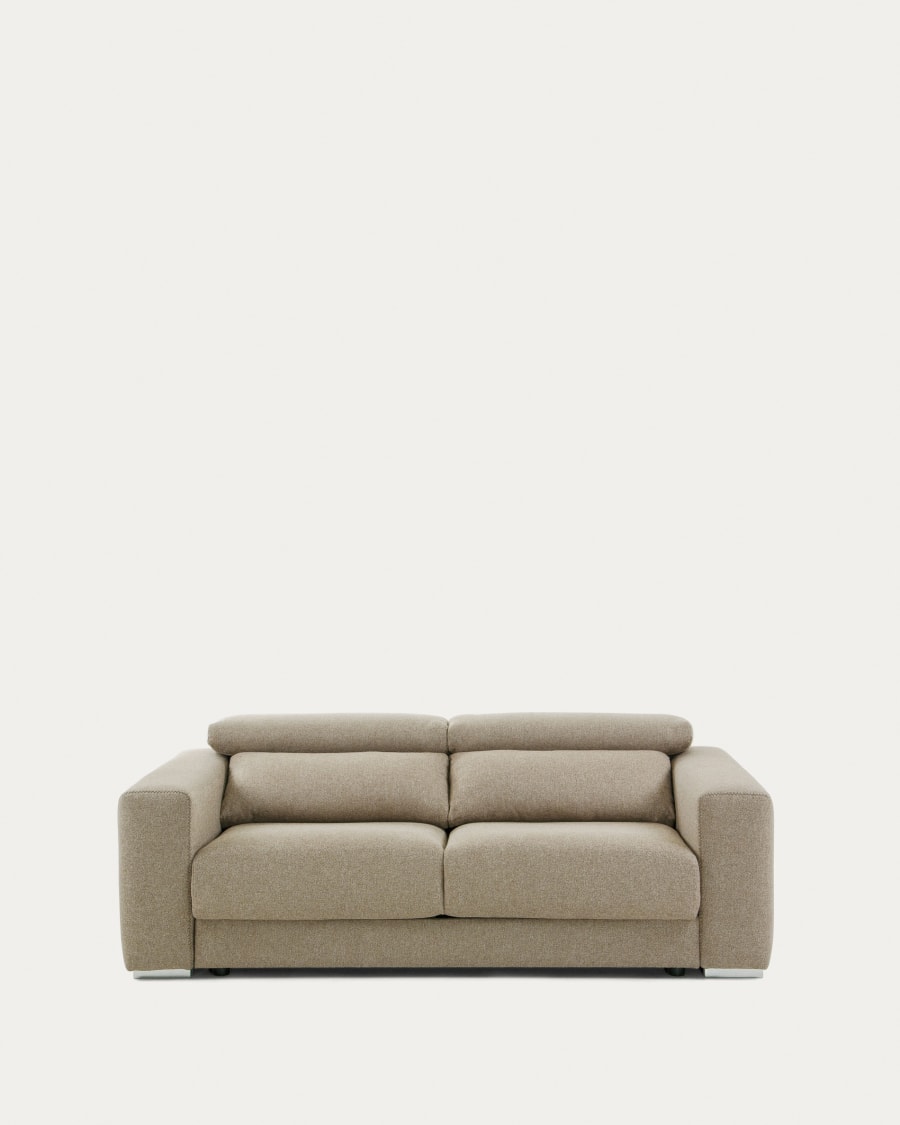 3θ καναπές Atlanta, 210 εκ, μπεζ