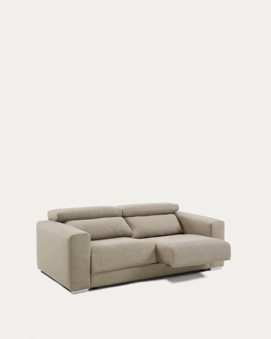 3θ καναπές Atlanta, 210 εκ, μπεζ