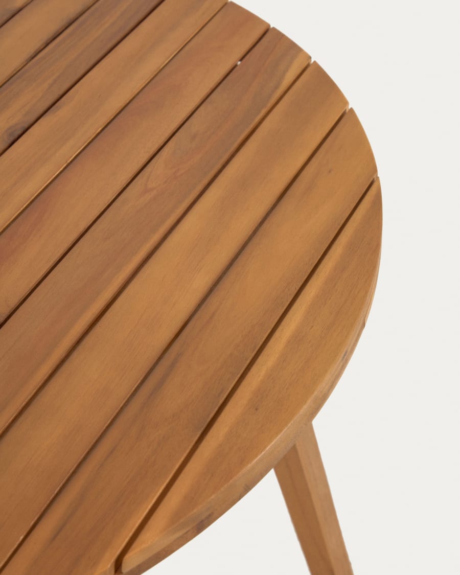Vilma round outdoor table made of solid acacia wood Ø 90 cm FSC 100%