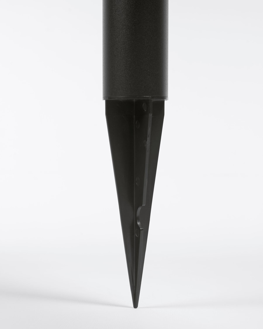 Ηλιακός φάρος Alima, ανοξείδωτο ατσάλι σε μαύρο φινίρισμα, 50 εκ