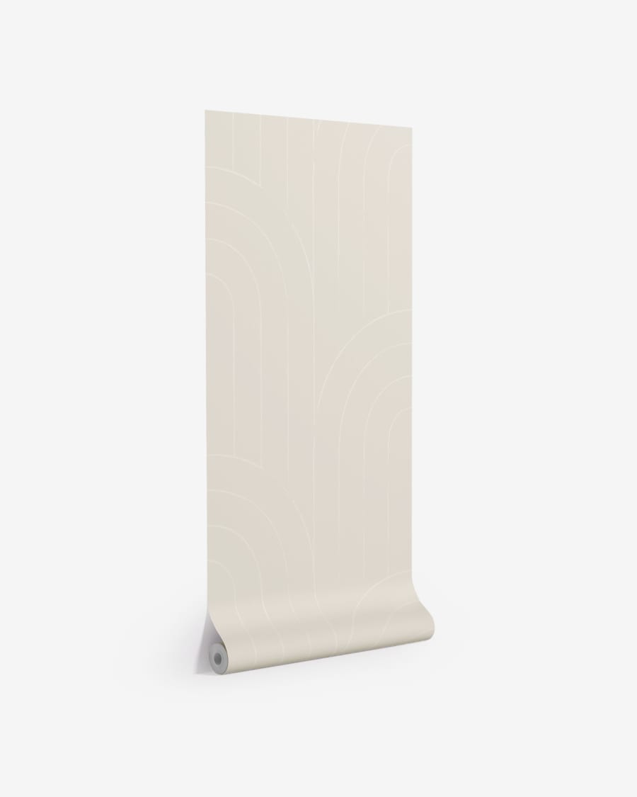 Arcadia wallpaper with grey arcs 10 x 0.53 m FSC MIX Credit