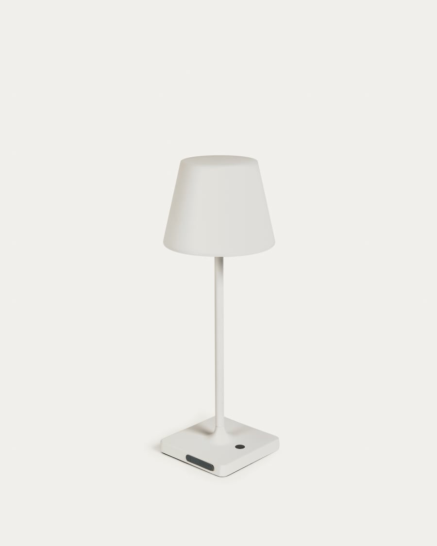 Outdoor Aluneytable lamp in white finish