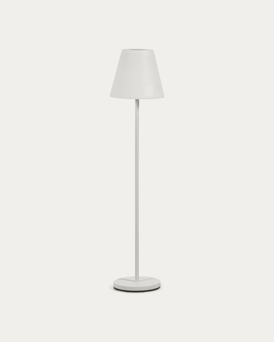 Outdoor Amaray floor lamp in steel with white finish