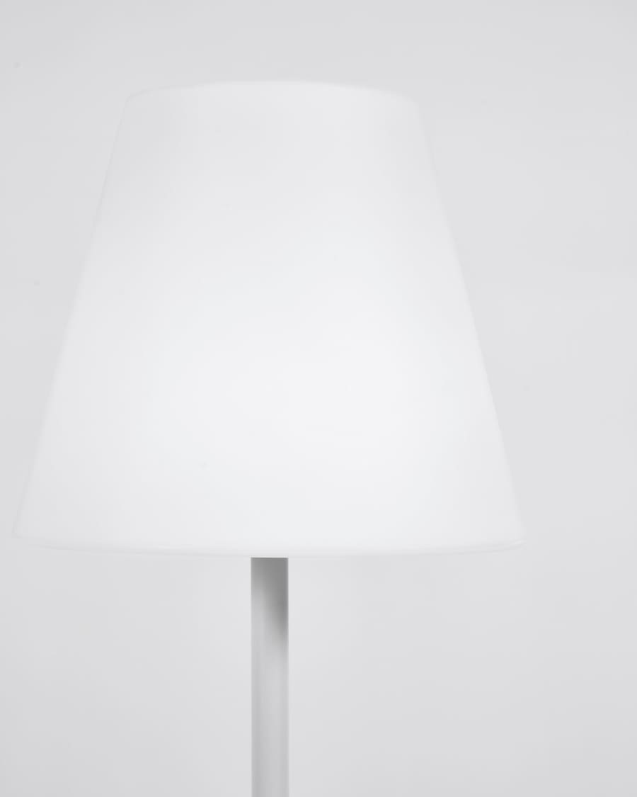 Outdoor Amaray floor lamp in steel with white finish